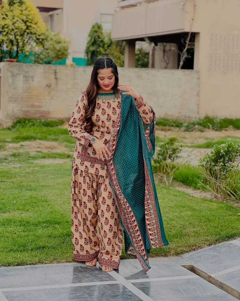 جہاں آرا (Jahan Ara) Co-ord Set 3pcs