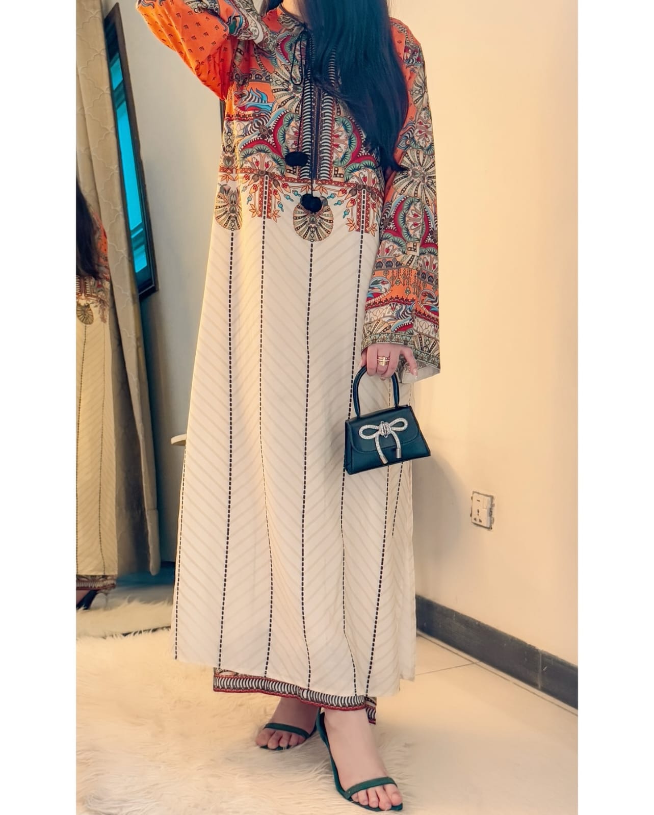 Hira Digital Printed Poly Lawn 2pcs.