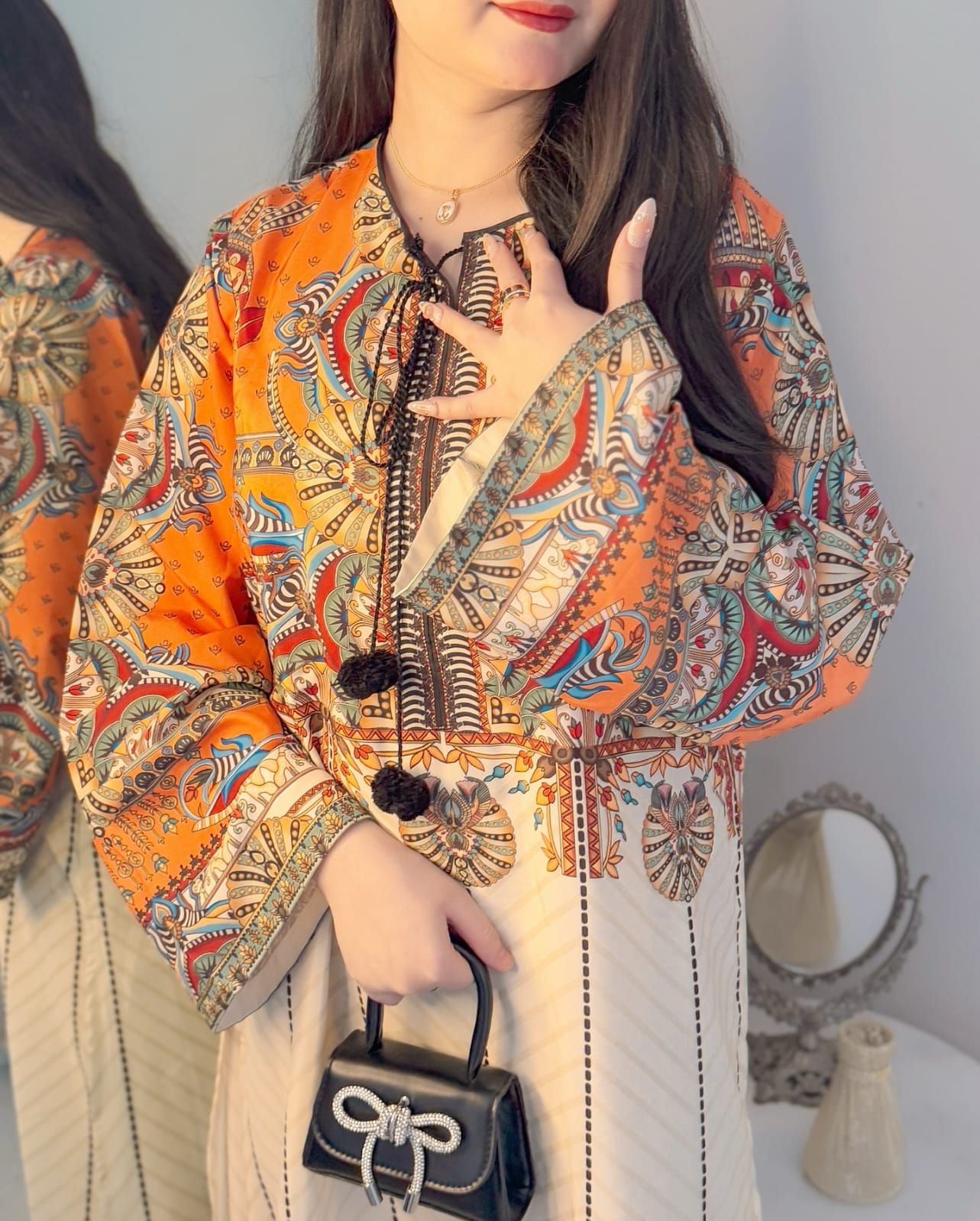 Hira Digital Printed Poly Lawn 2pcs.