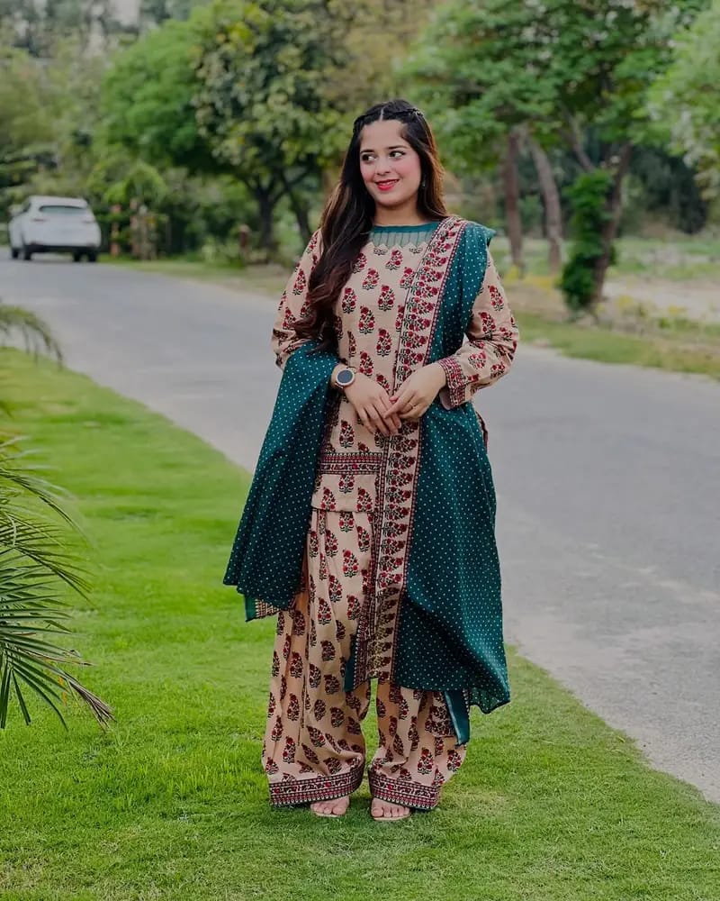 جہاں آرا (Jahan Ara) Co-ord Set 3pcs
